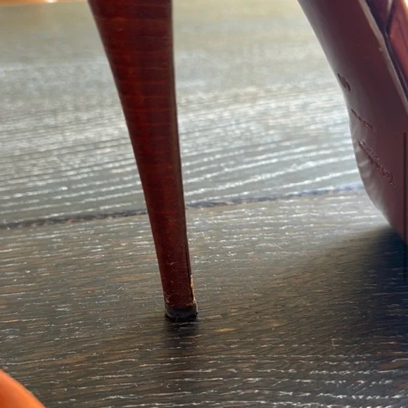 Saint Laurent Brown Leather Knotted High Heel Sandals - Picture 4 of 6